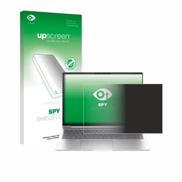 Vorderseite einer Produktverpackung mit dem Markenlogo upscreen. Daneben ist das Gerät HP EliteBook 6 G1ah 16