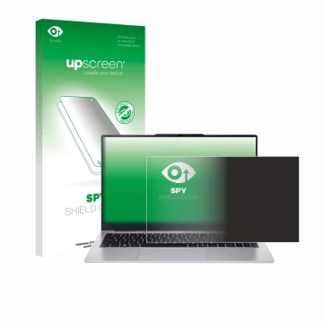 Vorderseite einer Produktverpackung mit dem Markenlogo upscreen. Daneben ist das Gerät Acer Aspire Lite 15 AL15-45 mit dem zug
