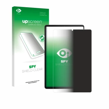 Vorderseite einer Produktverpackung mit dem Markenlogo upscreen. Daneben ist das Gerät Xiaomi Black Shark Gaming Tablet mit de