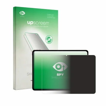 Vorderseite einer Produktverpackung mit dem Markenlogo upscreen. Daneben ist das Gerät OnePlus Pad 4 mit dem zugehörigen Displ