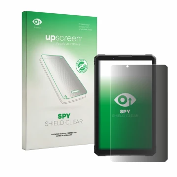 Vorderseite einer Produktverpackung mit dem Markenlogo upscreen. Daneben ist das Gerät Hotwav R11 Pro mit dem zugehörigen Disp