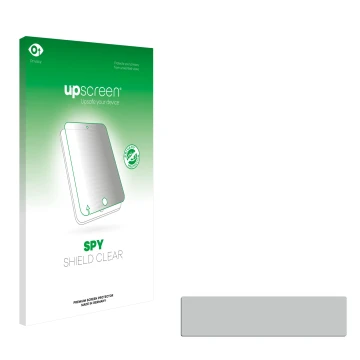 Vorderseite einer Produktverpackung mit dem Markenlogo upscreen. Daneben ist der zugehörige Displayschutz.