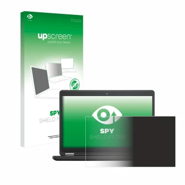 Vorderseite einer Produktverpackung mit dem Markenlogo upscreen. Daneben ist das Gerät Dell Latitude 14 E5450 Non-Touch mit de