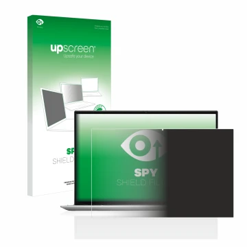 Vorderseite einer Produktverpackung mit dem Markenlogo upscreen. Daneben ist das Gerät Dell Inspiron 17 7706 2-in-1 mit dem zu