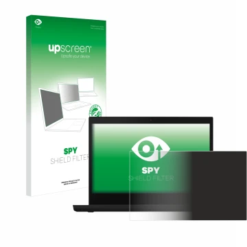 Vorderseite einer Produktverpackung mit dem Markenlogo upscreen. Daneben ist das Gerät Lenovo ThinkPad L14 Gen 2 mit dem zugeh