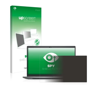 Vorderseite einer Produktverpackung mit dem Markenlogo upscreen. Daneben ist das Gerät Dell Precision 3570 mit dem zugehörigen