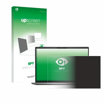 Vorderseite einer Produktverpackung mit dem Markenlogo upscreen. Daneben ist das Gerät Dell Latitude 7650 Laptop mit dem zugeh