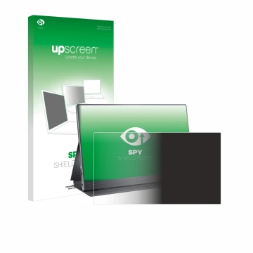 Vorderseite einer Produktverpackung mit dem Markenlogo upscreen. Daneben ist das Gerät CUIUIC GS156B2 mit dem zugehörigen Disp