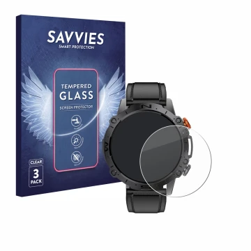 Vorderseite einer Produktverpackung mit dem Markenlogo Savvies. Daneben ist das Gerät LIGE DFA-ST19 1.43