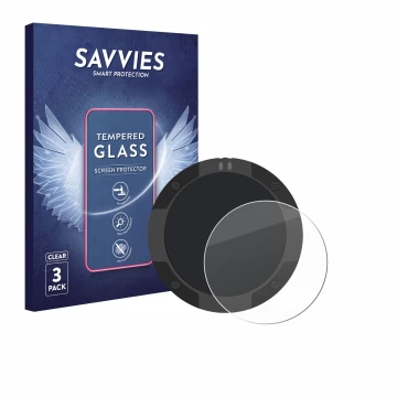 Vorderseite einer Produktverpackung mit dem Markenlogo Savvies. Daneben ist das Gerät Beeline Moto II mit dem zugehörigen Disp