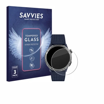 Vorderseite einer Produktverpackung mit dem Markenlogo Savvies. Daneben ist das Gerät Reflex Active Sea Venture 400 R mit dem 