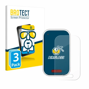 Vorderseite einer Produktverpackung mit dem Markenlogo BROTECT. Daneben ist das Gerät Polar V650 mit dem zugehörigen Displaysc