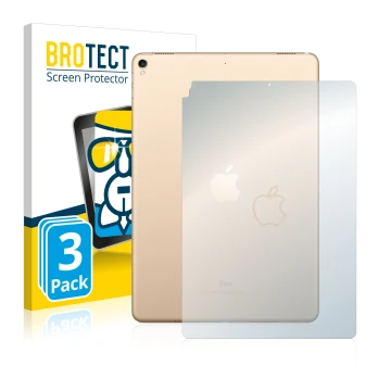 Vorderseite einer Produktverpackung mit dem Markenlogo BROTECT. Daneben ist das Gerät Apple iPad Pro 10.5