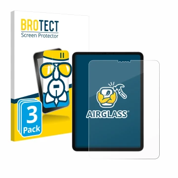 Vorderseite einer Produktverpackung mit dem Markenlogo BROTECT. Daneben ist das Gerät Apple iPad Pro 11