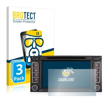 Vorderseite einer Produktverpackung mit dem Markenlogo BROTECT. Daneben ist das Gerät Erisin ES 7856T 7