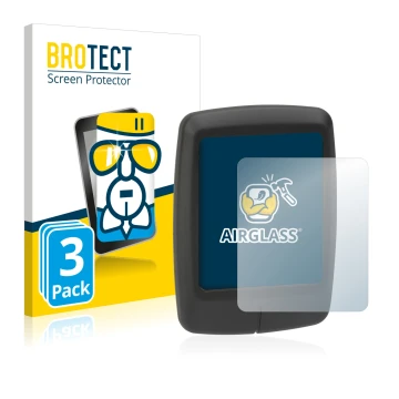 Vorderseite einer Produktverpackung mit dem Markenlogo BROTECT. Daneben ist das Gerät Specialized Turbo Connect Display mit de