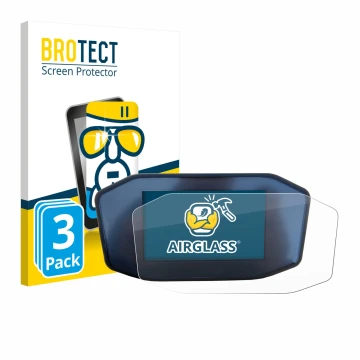 Vorderseite einer Produktverpackung mit dem Markenlogo BROTECT. Daneben ist das Gerät KTM 1290 Super Duke R mit dem zugehörige