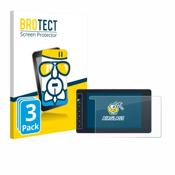 Vorderseite einer Produktverpackung mit dem Markenlogo BROTECT. Daneben ist das Gerät SmallHD 703 Bolt Wireless Monitor mit de