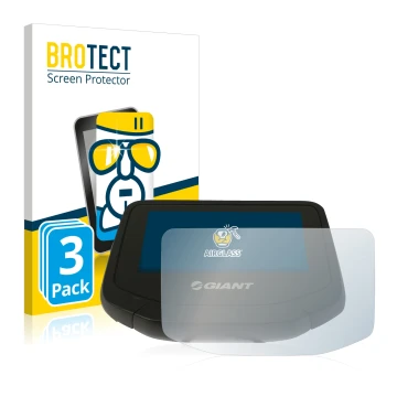 Vorderseite einer Produktverpackung mit dem Markenlogo BROTECT. Daneben ist das Gerät Giant RideControl Evo mit dem zugehörige