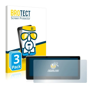 Vorderseite einer Produktverpackung mit dem Markenlogo BROTECT. Daneben ist das Gerät Mercedes-Benz E-Class W212 2009-2014 NTG