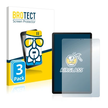 Vorderseite einer Produktverpackung mit dem Markenlogo BROTECT. Daneben ist das Gerät Samsung Galaxy Tab S6 WiFi 2019 mit dem 