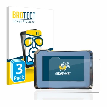 Vorderseite einer Produktverpackung mit dem Markenlogo BROTECT. Daneben ist das Gerät KTM 1290 Super Duke R 2020/2022 TFT-Disp