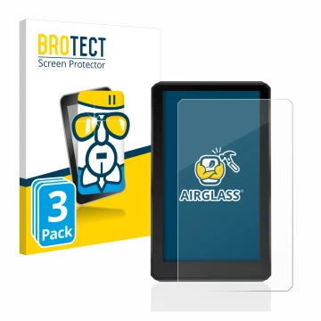 Vorderseite einer Produktverpackung mit dem Markenlogo BROTECT. Daneben ist das Gerät Garmin zumo XT mit dem zugehörigen Displ