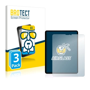 Vorderseite einer Produktverpackung mit dem Markenlogo BROTECT. Daneben ist das Gerät Apple iPad Pro 11