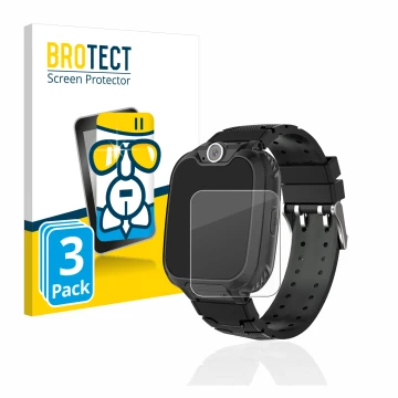 Vorderseite einer Produktverpackung mit dem Markenlogo BROTECT. Daneben ist das Gerät Pthtechus G-612 mit dem zugehörigen Disp