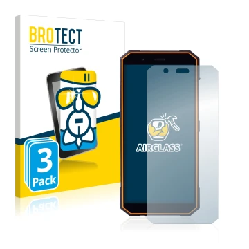 Vorderseite einer Produktverpackung mit dem Markenlogo BROTECT. Daneben ist das Gerät Hammer Energy 18X9 mit dem zugehörigen D