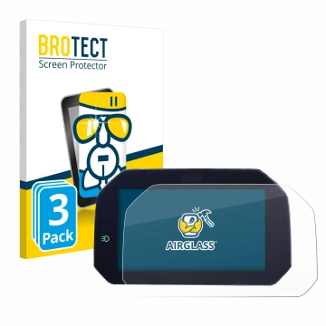 Vorderseite einer Produktverpackung mit dem Markenlogo BROTECT. Daneben ist das Gerät BMW S 1000 XR 2020 Connectivity TFT 6.5