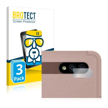 Vorderseite einer Produktverpackung mit dem Markenlogo BROTECT. Daneben ist das Gerät Samsung Galaxy Tab S7 Plus WiFi 2020 (NU