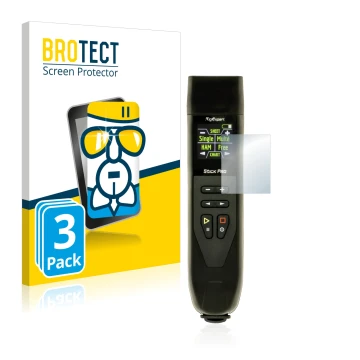 Vorderseite einer Produktverpackung mit dem Markenlogo BROTECT. Daneben ist das Gerät RigExpert Stick Pro mit dem zugehörigen 