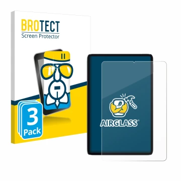 Vorderseite einer Produktverpackung mit dem Markenlogo BROTECT. Daneben ist das Gerät Xiaomi Mi Pad 5 mit dem zugehörigen Disp