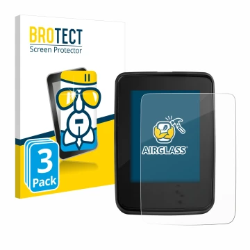 Vorderseite einer Produktverpackung mit dem Markenlogo BROTECT. Daneben ist das Gerät Giant RideDash Evo mit dem zugehörigen D