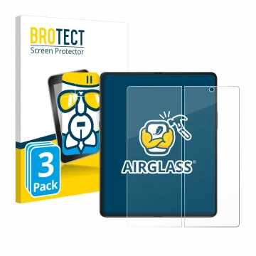 Vorderseite einer Produktverpackung mit dem Markenlogo BROTECT. Daneben ist das Gerät Samsung Galaxy Z Fold 3 5G (Inneres Disp