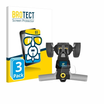 Vorderseite einer Produktverpackung mit dem Markenlogo BROTECT. Daneben ist das Gerät PowaKaddy CT6 GPS mit dem zugehörigen Di