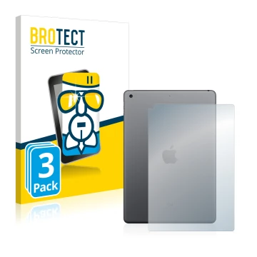 Vorderseite einer Produktverpackung mit dem Markenlogo BROTECT. Daneben ist das Gerät Apple iPad 10.2