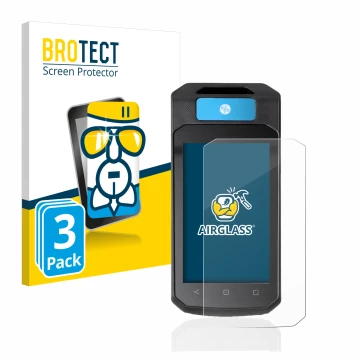 Vorderseite einer Produktverpackung mit dem Markenlogo BROTECT. Daneben ist das Gerät Accu-Chek Insight mit DBLG1 mit dem zuge