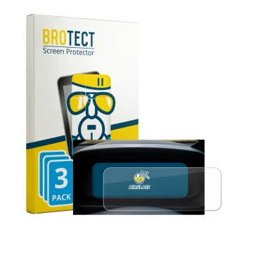 Vorderseite einer Produktverpackung mit dem Markenlogo BROTECT. Daneben ist das Gerät Hyundai i20 BC3 2021 Cockpit mit dem zug