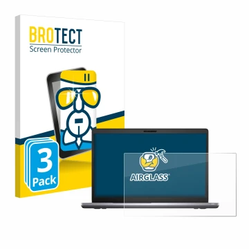 Vorderseite einer Produktverpackung mit dem Markenlogo BROTECT. Daneben ist das Gerät Dell Latitude 5510 mit dem zugehörigen D