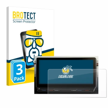 Vorderseite einer Produktverpackung mit dem Markenlogo BROTECT. Daneben ist das Gerät Cupra Formentor 2020-2022 Infotainment S