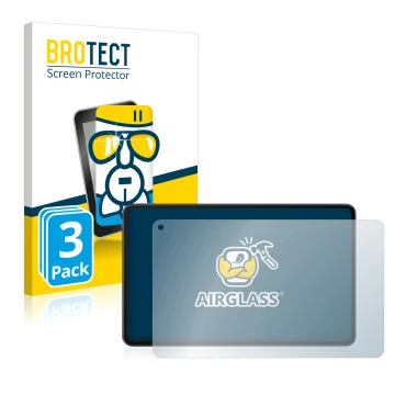 Vorderseite einer Produktverpackung mit dem Markenlogo BROTECT. Daneben ist das Gerät Huawei MatePad Pro 10.8