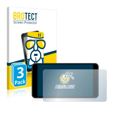 Vorderseite einer Produktverpackung mit dem Markenlogo BROTECT. Daneben ist das Gerät Portkeys PT5 II mit dem zugehörigen Disp