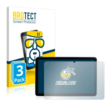 Vorderseite einer Produktverpackung mit dem Markenlogo BROTECT. Daneben ist das Gerät MEDION Lifetab P10752 mit dem zugehörige