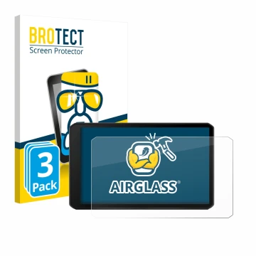 Vorderseite einer Produktverpackung mit dem Markenlogo BROTECT. Daneben ist das Gerät Garmin DriveCam 76 mit dem zugehörigen D