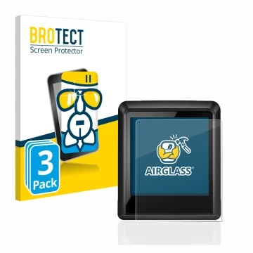 Vorderseite einer Produktverpackung mit dem Markenlogo BROTECT. Daneben ist das Gerät Bosch Intuvia 100 mit dem zugehörigen Di