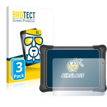 Vorderseite einer Produktverpackung mit dem Markenlogo BROTECT. Daneben ist das Gerät Autel MaxiSys Elite II mit dem zugehörig