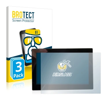 Vorderseite einer Produktverpackung mit dem Markenlogo BROTECT. Daneben ist das Gerät MG 4 7-Zoll Digitales Instrumentendispla