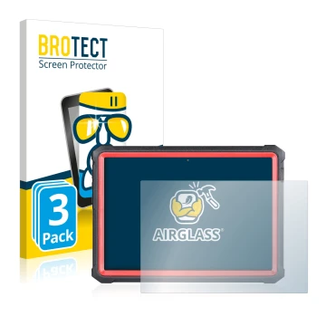 Vorderseite einer Produktverpackung mit dem Markenlogo BROTECT. Daneben ist das Gerät Launch X-431 PRO3S+ V2.0 mit dem zugehör